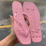 Chinelo Rasteira Neon Ponta Quadrada Verão Conforto