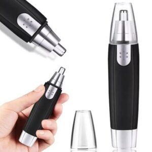 Kit Com 2 Mini Aparadores Elétricos Para Depilação Facial - Removedor Prático de Pelos Para Nariz e Orelhas - WL