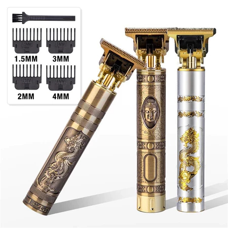 Máquina de Cortar Cabelo Elétrica Recarregável Sem Fio USB Bivolt