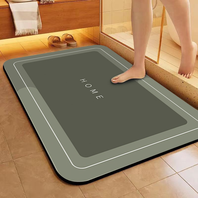 Tapete Banheiro Antiderrapante Absorvente de Secagem Rápida entregar Cor e Estampas sortidos