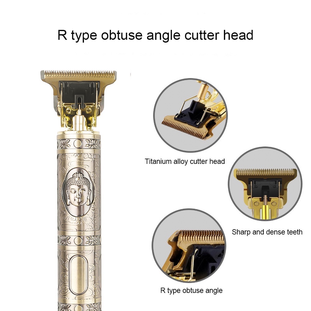 Máquina de Cortar Cabelo Elétrica Recarregável Sem Fio USB Bivolt