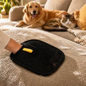 Luva Removedora de Pelos Instantânea – Reutilizável e Sem Esforço