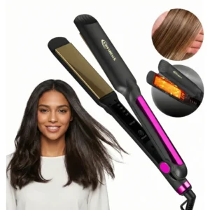 Chapinha Prancha Maimeite Profissional Bivolt Para Cabelo Modela E Alisa 220 °C Cor Preto