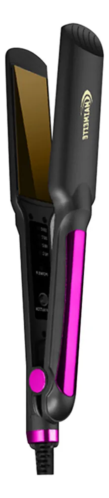 Chapinha Prancha Maimeite Profissional Bivolt Para Cabelo Modela E Alisa 220 °C Cor Preto