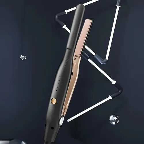 Mini Chapinha Alisadora Para Cabelo Elétrico A686 Cor Preto