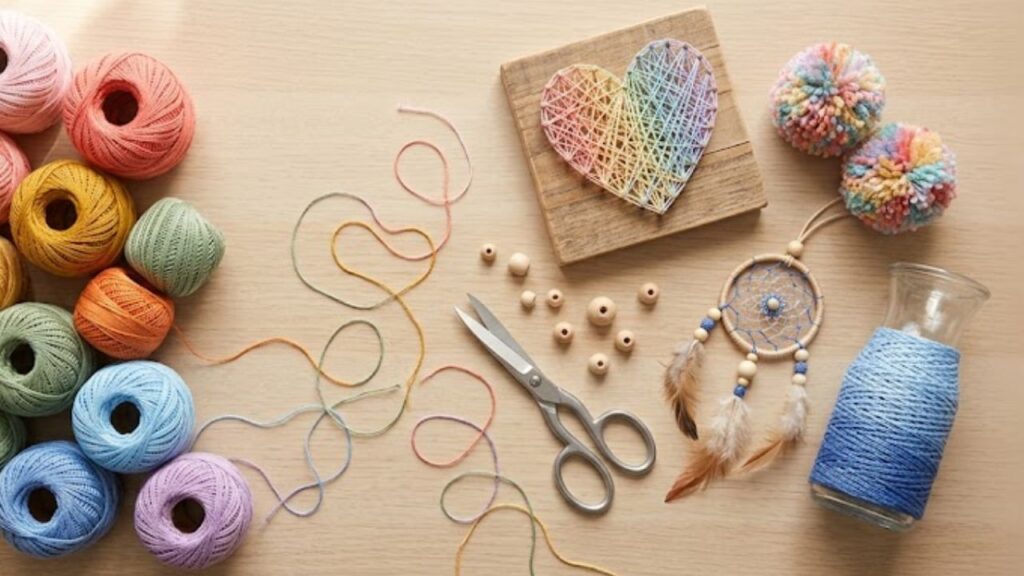 Artesanato com Linha de Crochê: 7 Ideias Além do Crochê