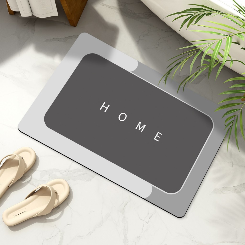 Tapete Banheiro Antiderrapante Absorvente de Secagem Rápida entregar Cor e Estampas sortidos