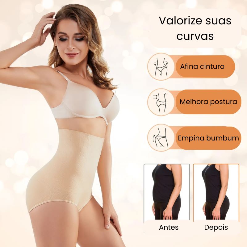 Cinta Modeladora Feminina - LuxeFit Confort