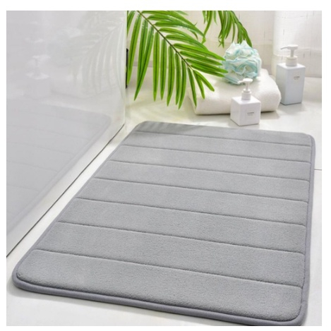 Tapete De Banheiro Soft Macio Secagem Rápida 60x40cm Tapete sala