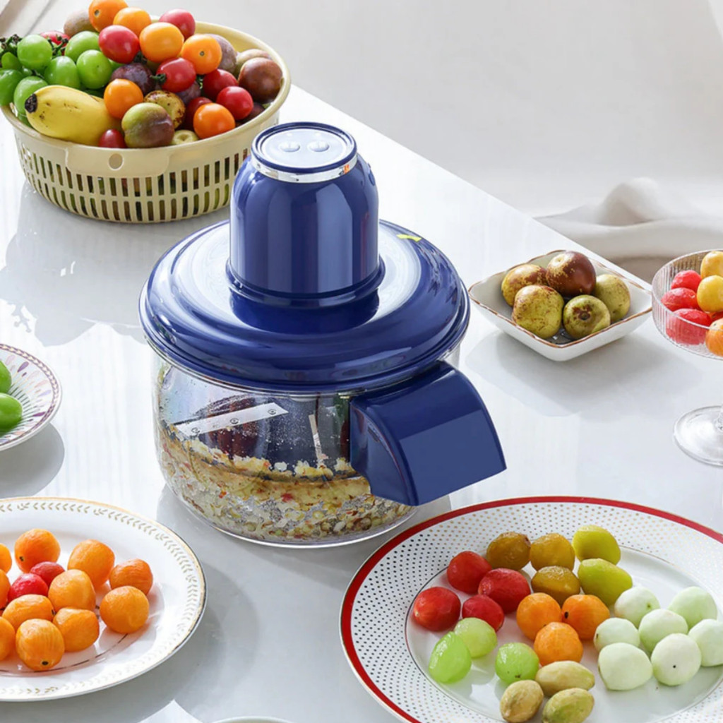 Descascador Elétrico de Alho e Frutas Automático